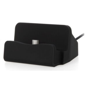 USB-C Dock til Smartphone med 1 m Kabel, Sort -